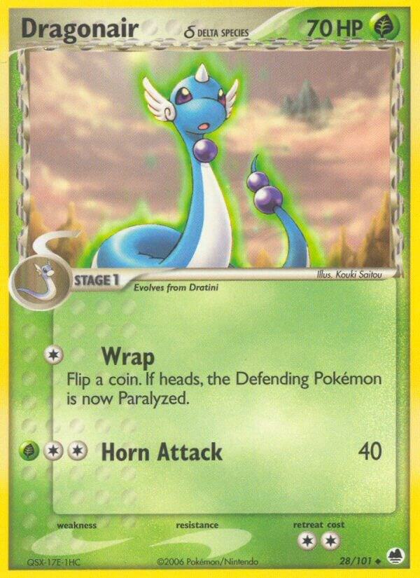 Dragonair Delta Species 28/101 card
