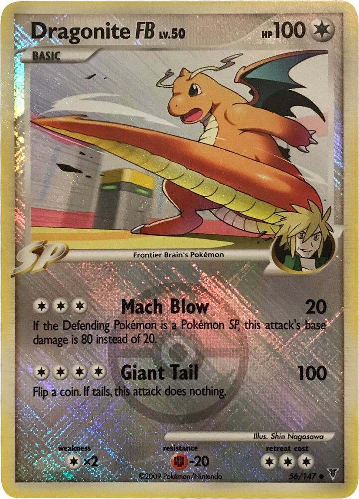Dragonite FB 56 card