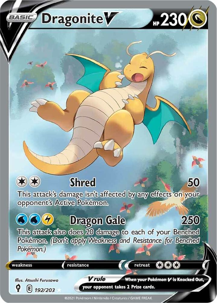 Dragonite V Alternate Full Art 192/203