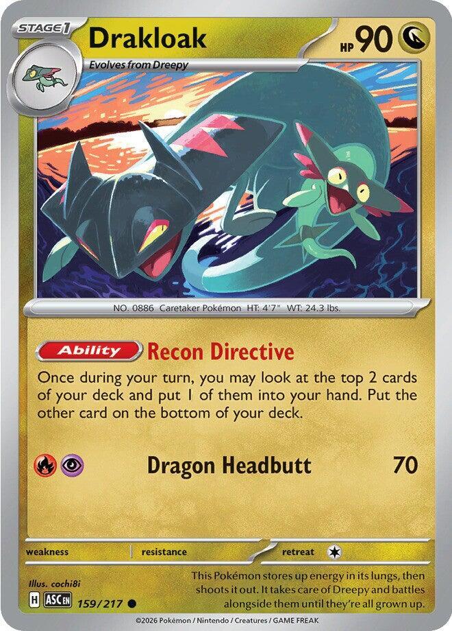 Drakloak 159/217 card