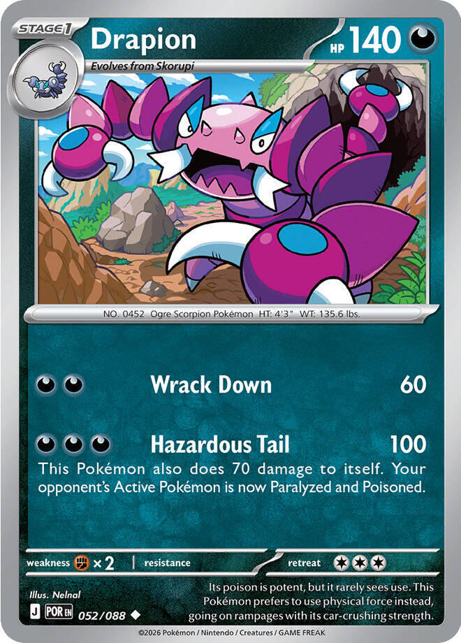 Drapion 052/088 card