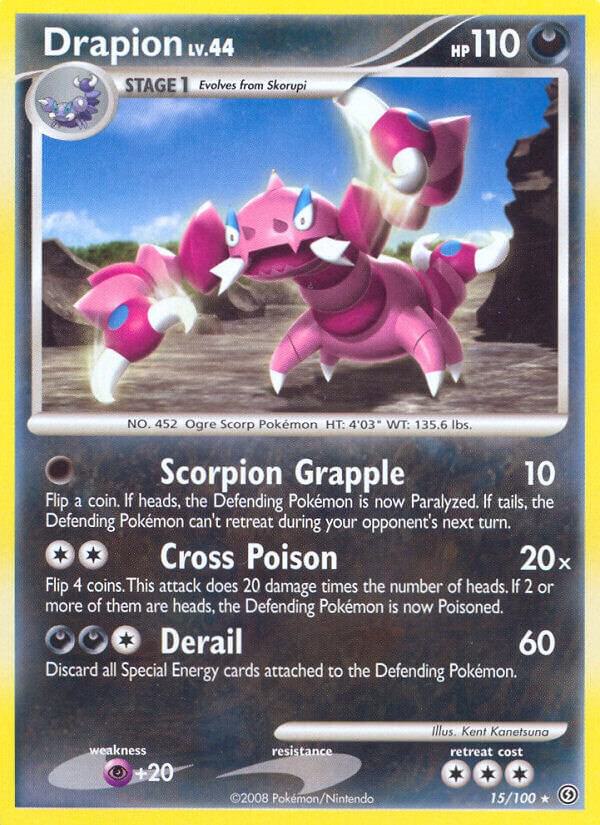 Drapion 15/100 carta