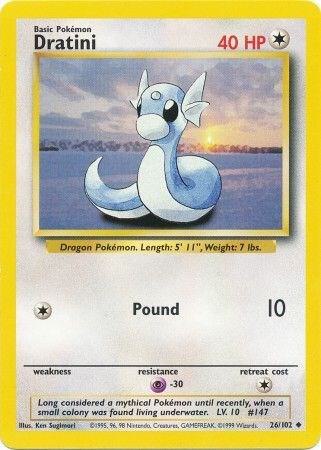 Dratini 026/102 card