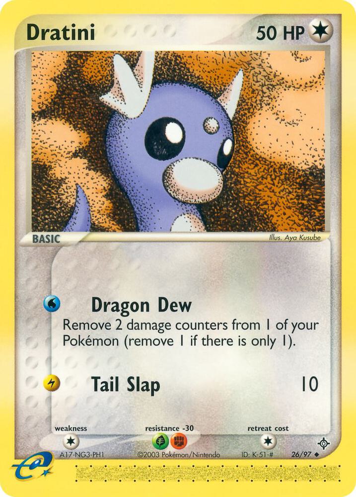 Dratini 26/97 card