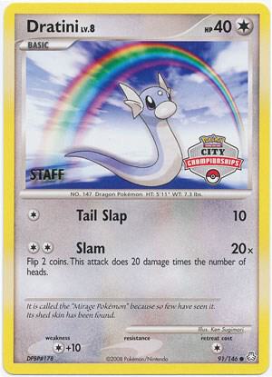 Dratini 91 146 City Championships Staff 091/146 card
