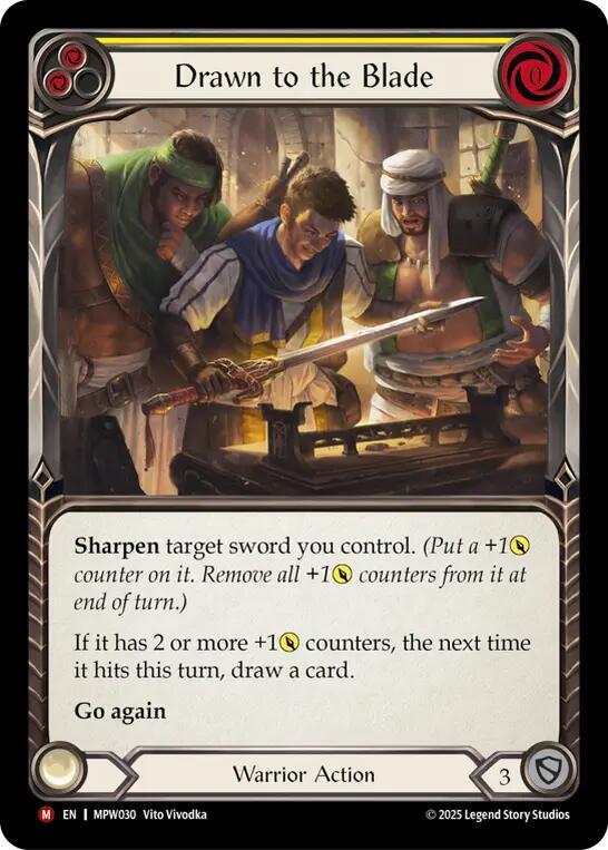 Drawn to the Blade MPW030 card