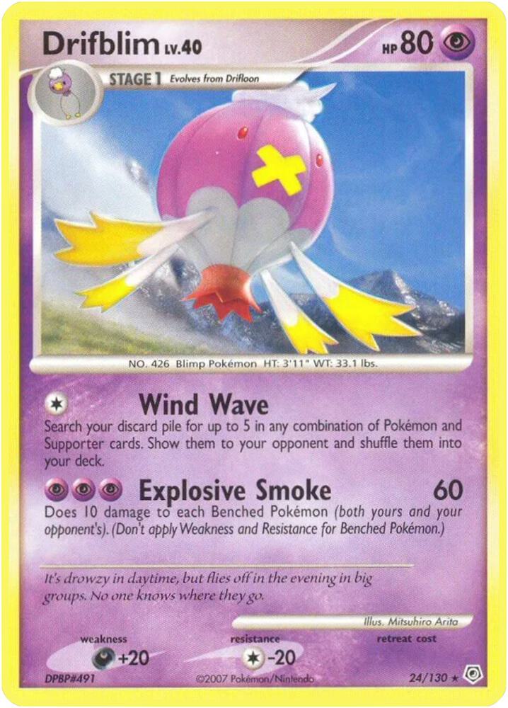 Drifblim 24/130 card