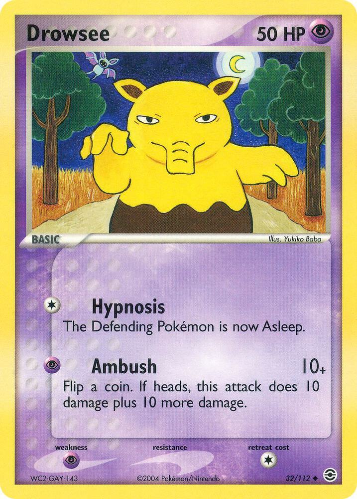 Drowsee 32/112 card