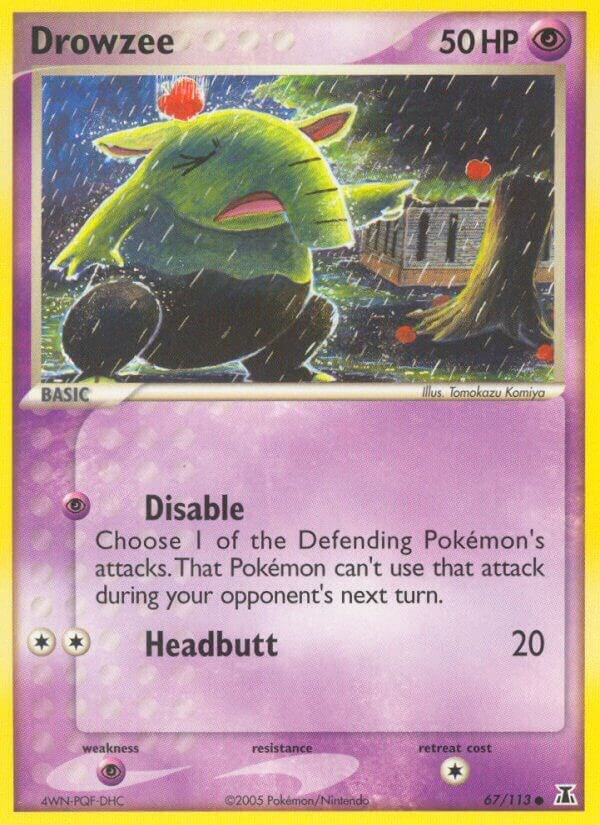 Drowzee 67/113 card