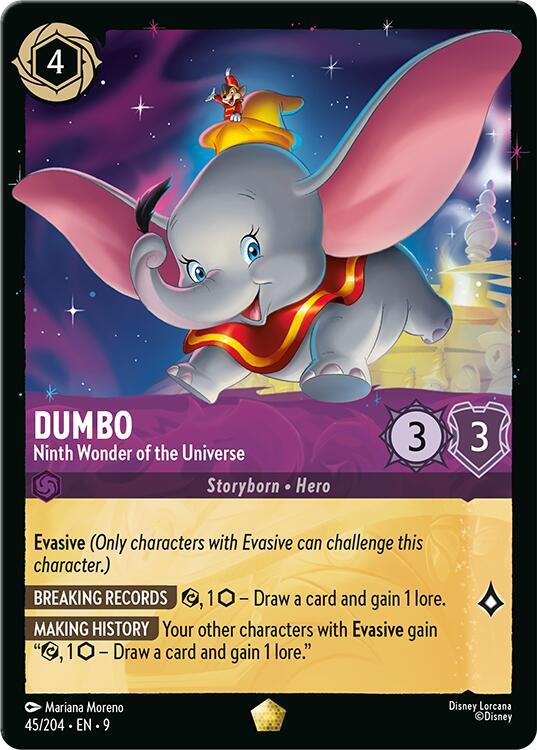 Dumbo Ninth Wonder of the Universe 45/204 card