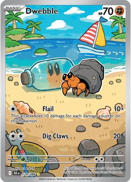 Dwebble 129/086 card
