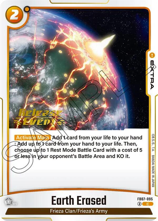 Earth Erased FB07-095 card