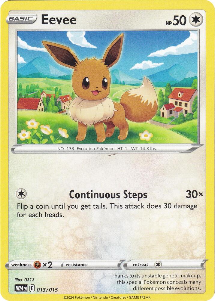 Eevee 013/015 carta