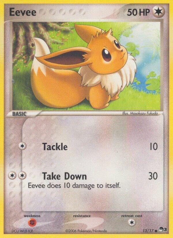 Eevee 013/017 card