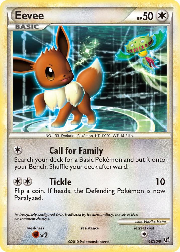 Eevee 48 48/90 card