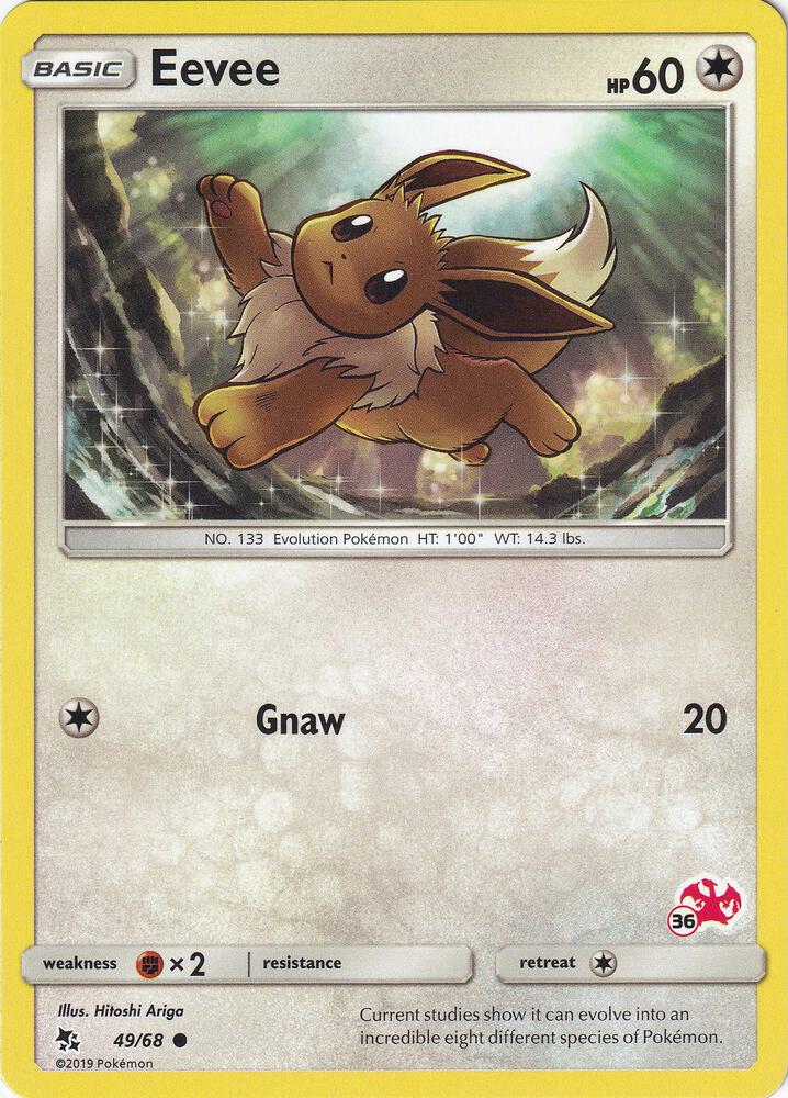 Eevee 49 68 36 Charizard Stamped 049/068