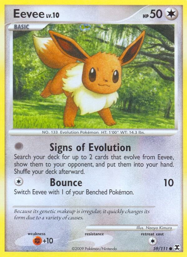 Eevee 59/111 card