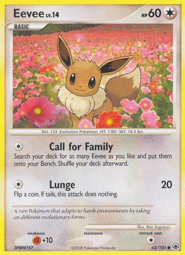 Eevee 62 62/100 card