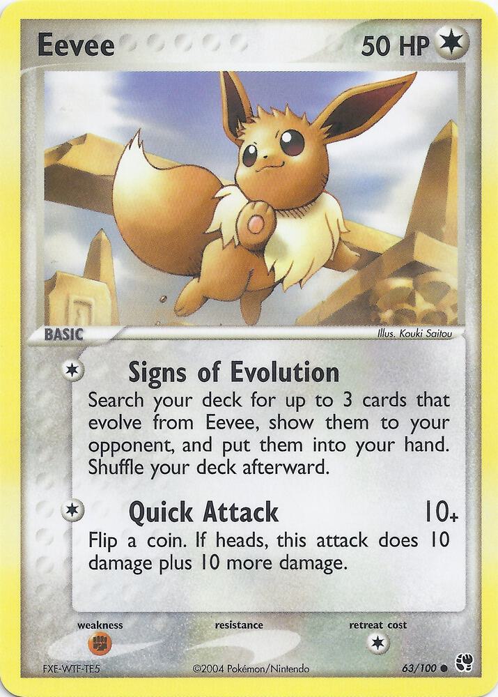 Eevee 63 card