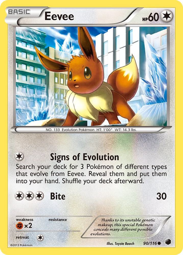 Eevee 90 90/116 carta