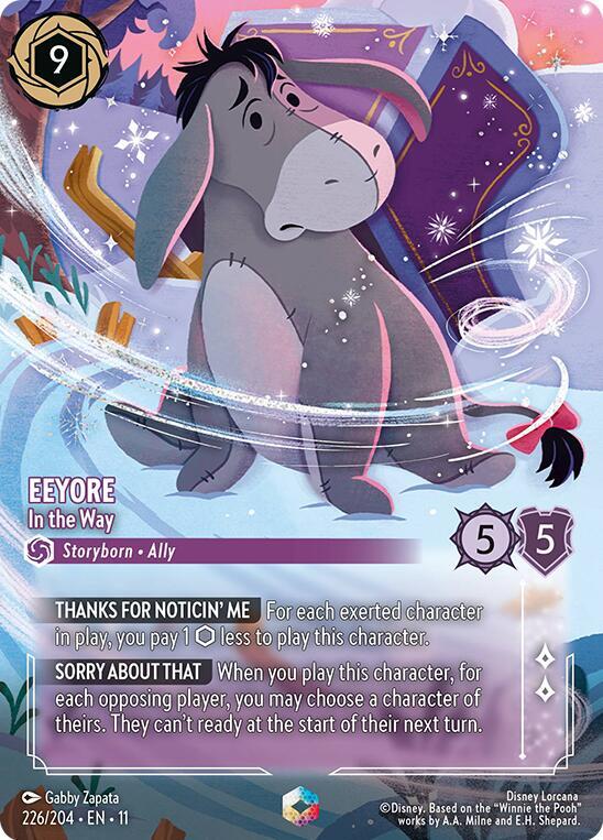 Eeyore In the Way Enchanted 226/204 carta