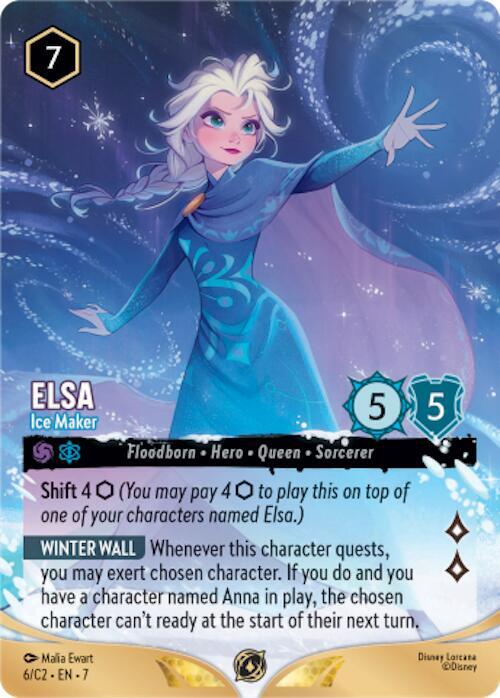 Elsa Ice Maker 6 card