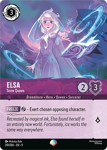 Elsa Snow Queen Epic 210/204 card