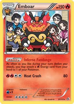 Emboar 27 113 Legendary Treasures 027/113 card