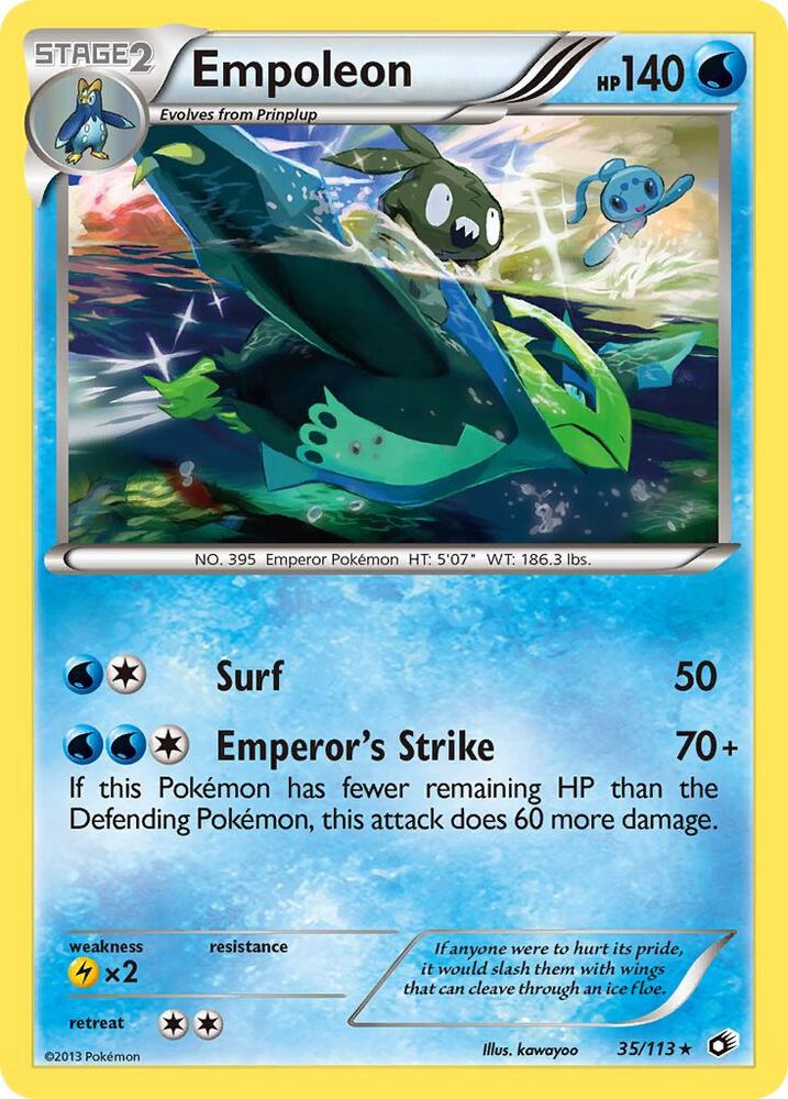 Empoleon 35/113 card