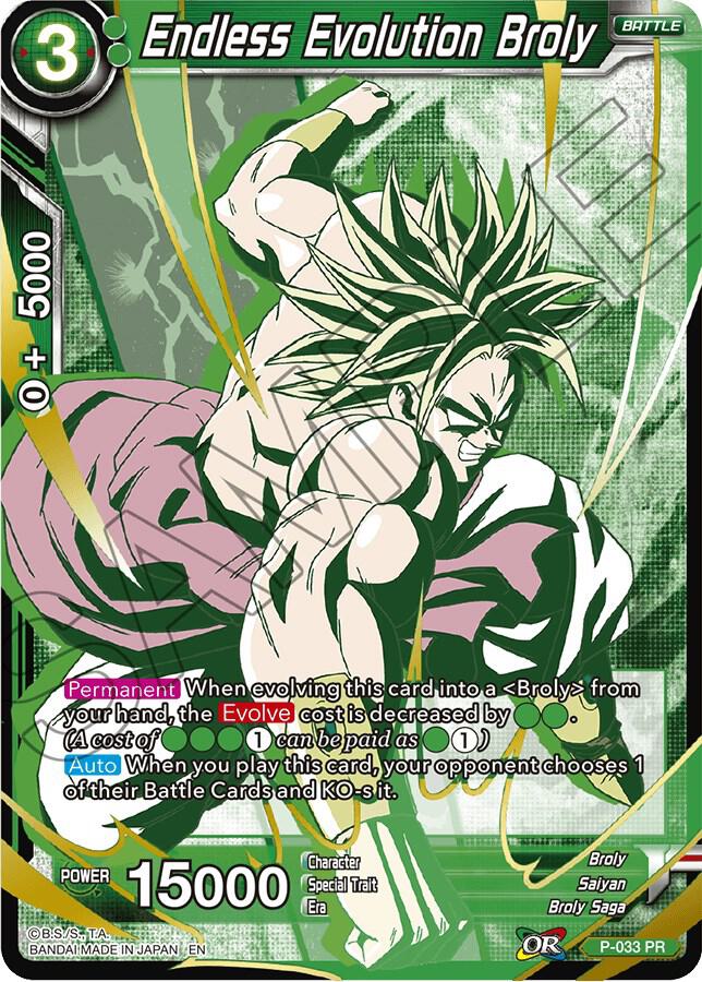 Endless Evolution Broly Alternate Art P-033