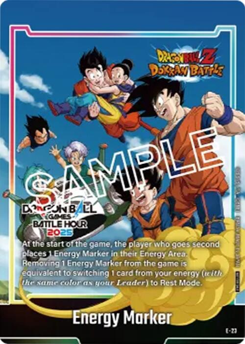 Energy Marker E 23 Dragon Ball Games Battle Hour 2025 Promo Card Set