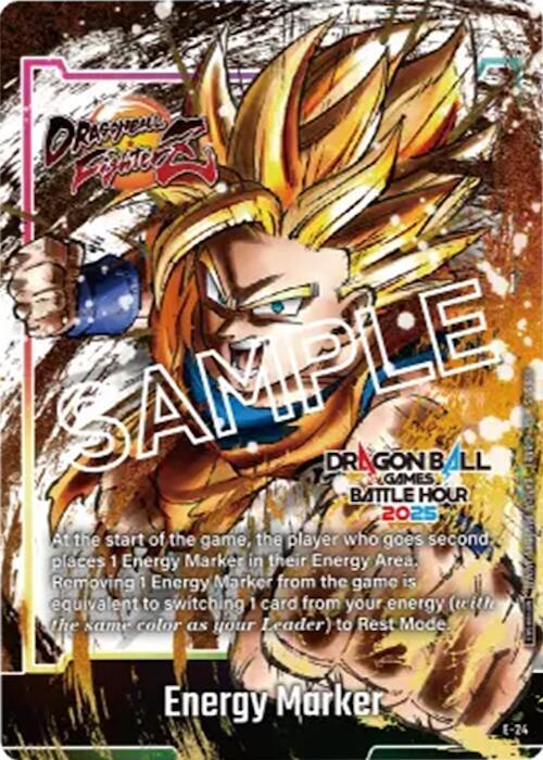 Energy Marker E 24 Dragon Ball Games Battle Hour 2025 Promo Card Set