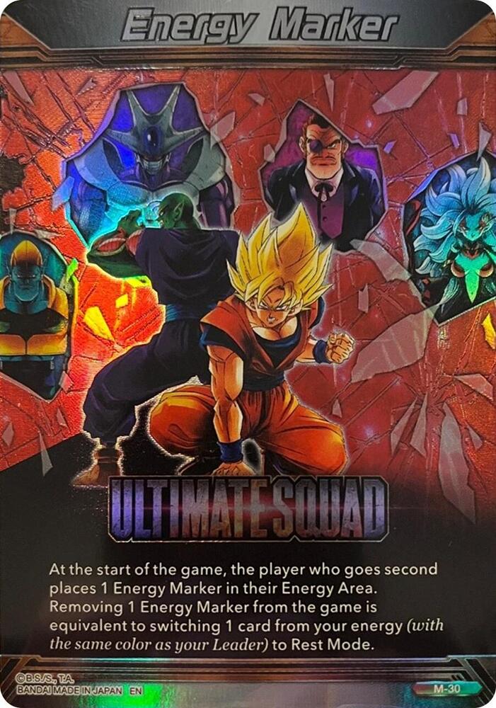 Energy Marker Ultimate Squad M 30 Gold Stamped carta