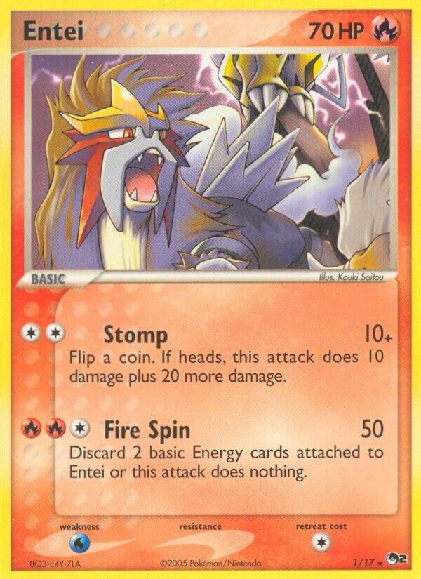 Entei 001/017 card