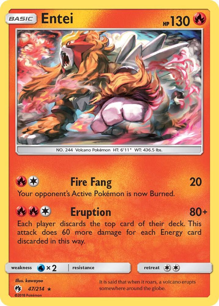 Entei 47/214 card