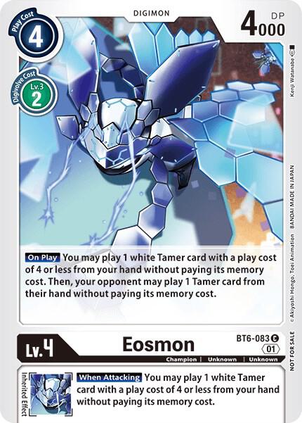 Eosmon BT6 083 Tamer Party Vol 5 Promo BT6-083 C card