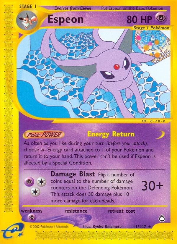 Espeon 011/147 card