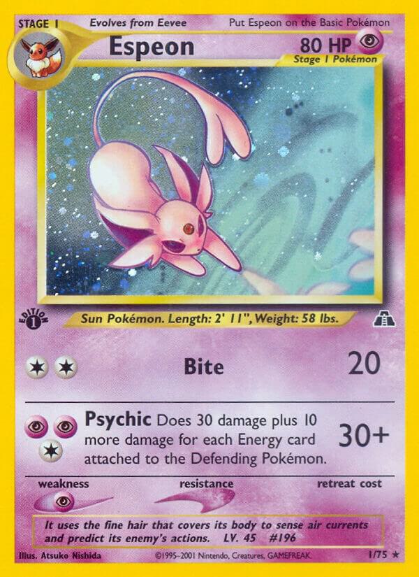 Espeon 1/75 card