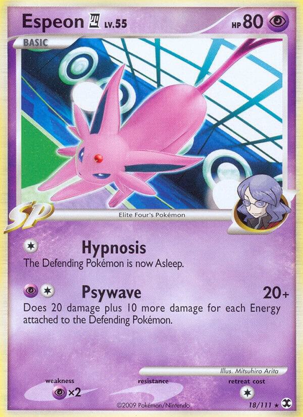 Espeon E4 18/111 card