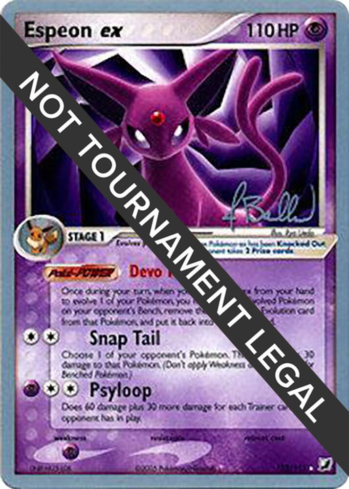 Espeon ex 2006 Jimmy Ballard 102/115 card