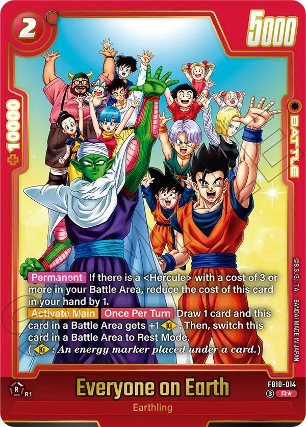 Everyone on Earth Alternate Art FB10-014 carta