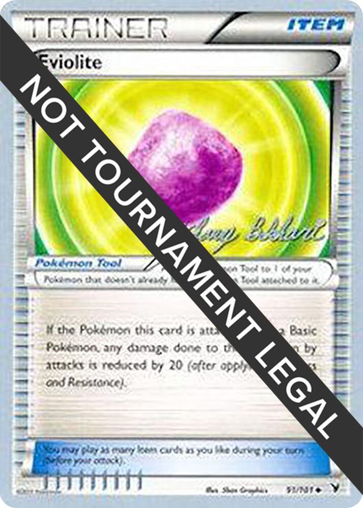 Eviolite 2012 Zachary Bokhari 91/101 card