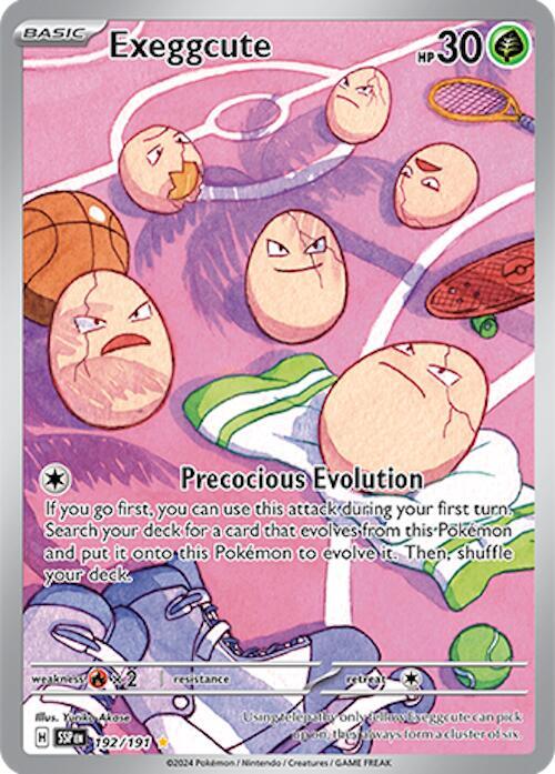 Exeggcute 192/191 card