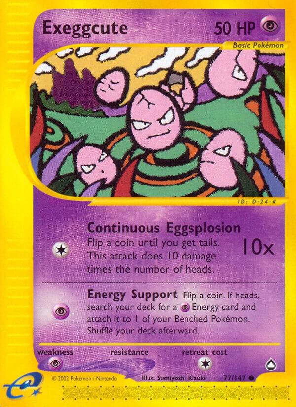 Exeggcute 77 077/147 card