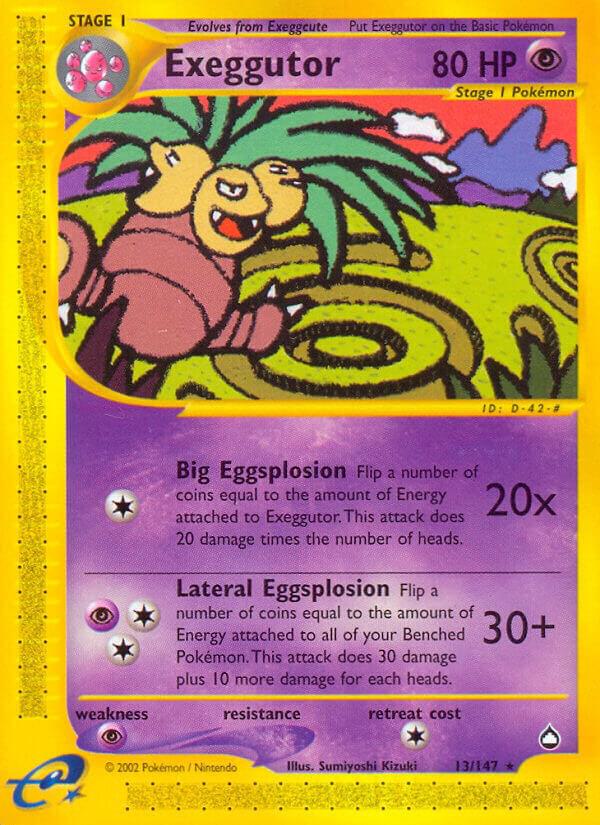 Exeggutor 13 013/147 card