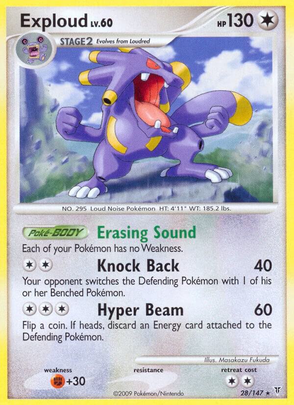 Exploud 28 card