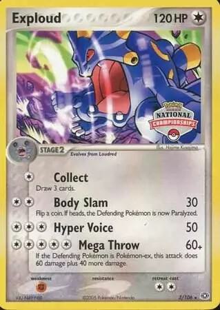 Exploud 3 106 National Championships 003/109 card