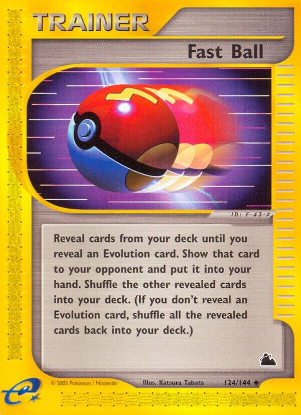 Fast Ball 124/144 card