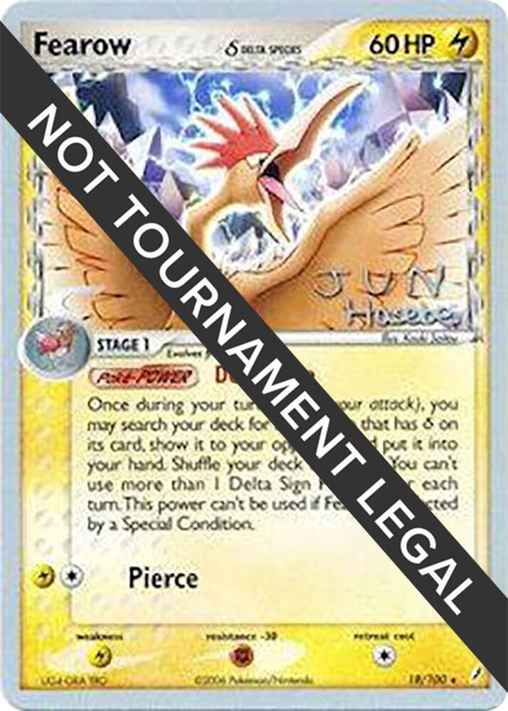 Fearow Delta Species 2007 Jun Hasebe 18/100 carta