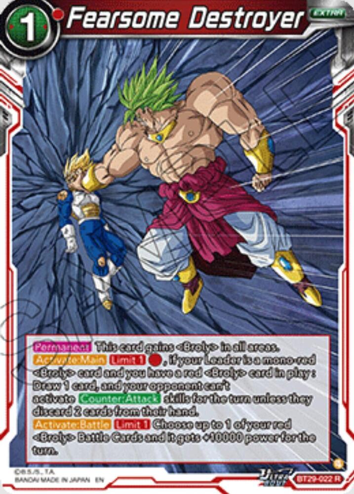 Fearsome Destroyer BT29-022 card
